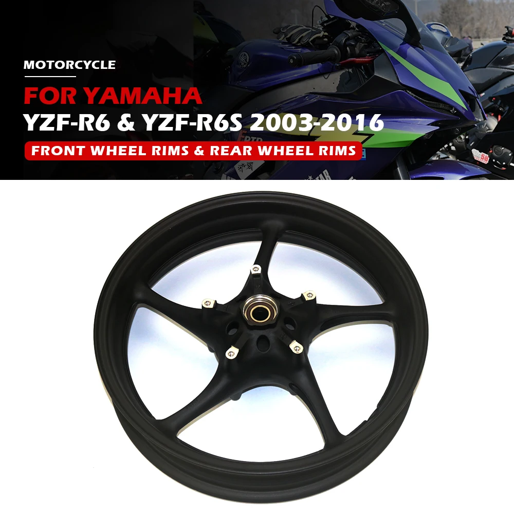 

High-quality Motorcycle Front Wheels Rims Change Accessories For YAMAHA R6 2006-2016 Aluminum Wheel Hub