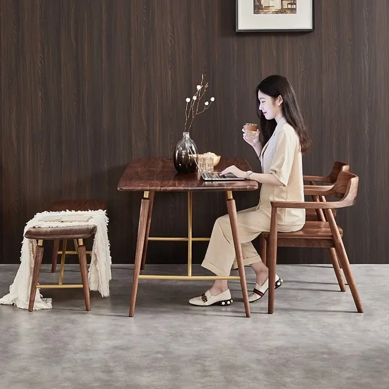

Combination Small Apartment Creative Dining Table Modern Simple Nordic Style Emoji Furniture