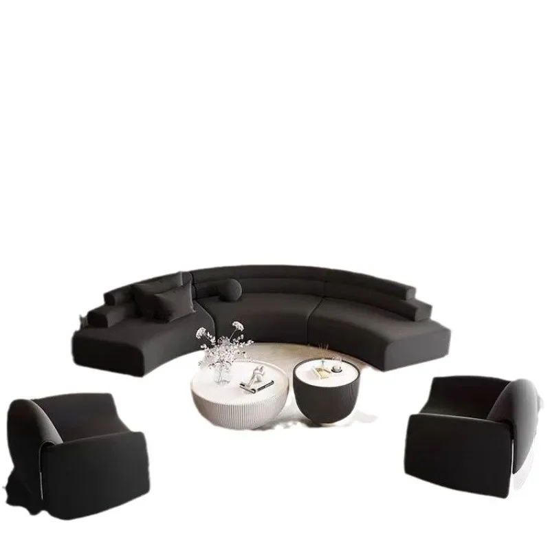 

Hotel lobby, lobby, reception area, meeting guests for negotiation, resting area, sofa, curved living room, creative sofa