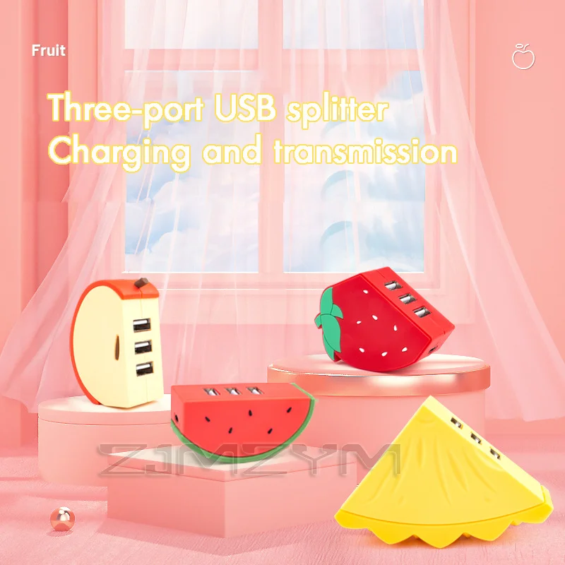Three USB 2.0 Interface CreativeT ype-C HUB Hubs with Multifunctional Laptop Docking Station Splitters，DC5V USB Expander
