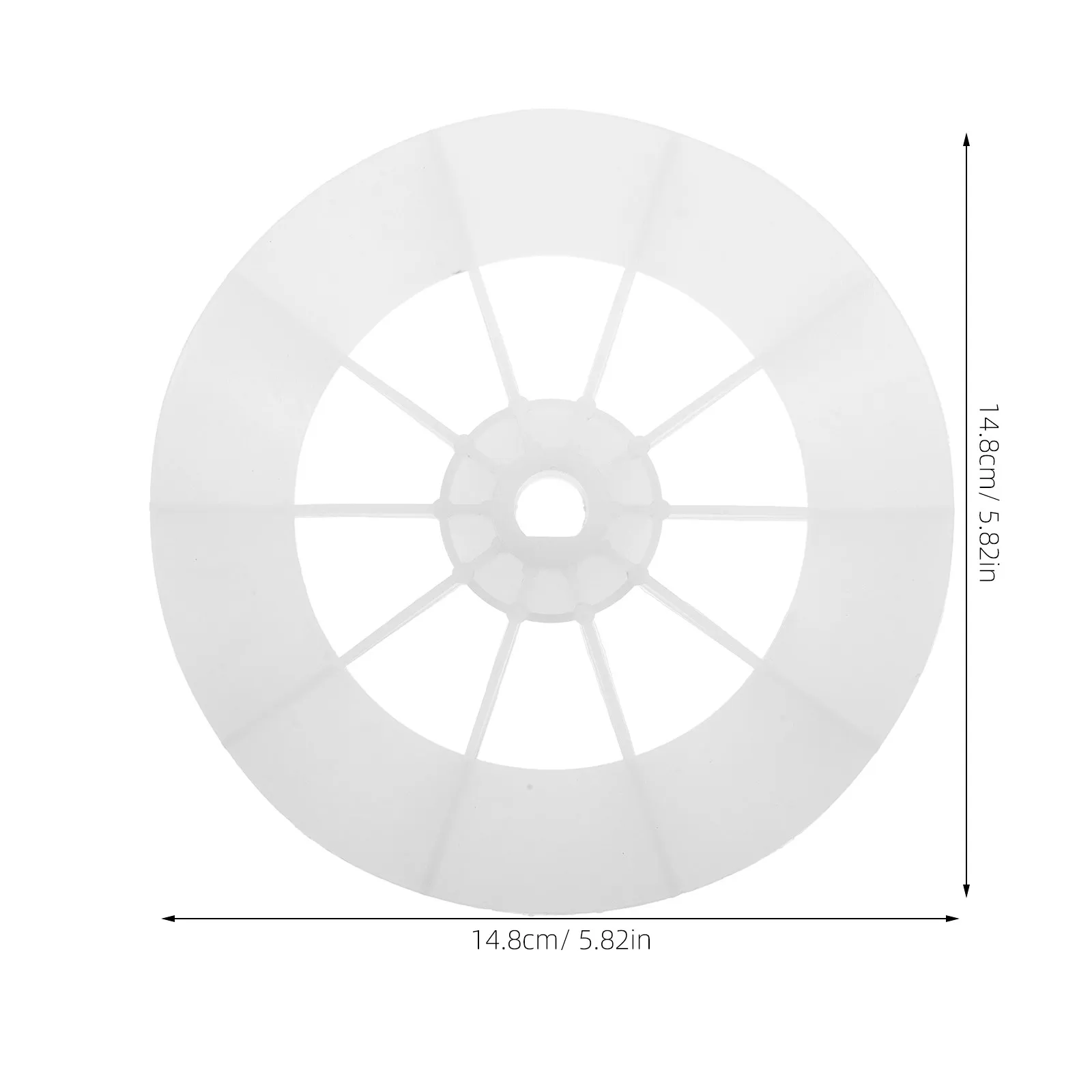Small Air Compressor Fan Plastic Blade Replacement Efficient Cooling Replacement Fan Accessory for Indoor Outdoor Air Compressor