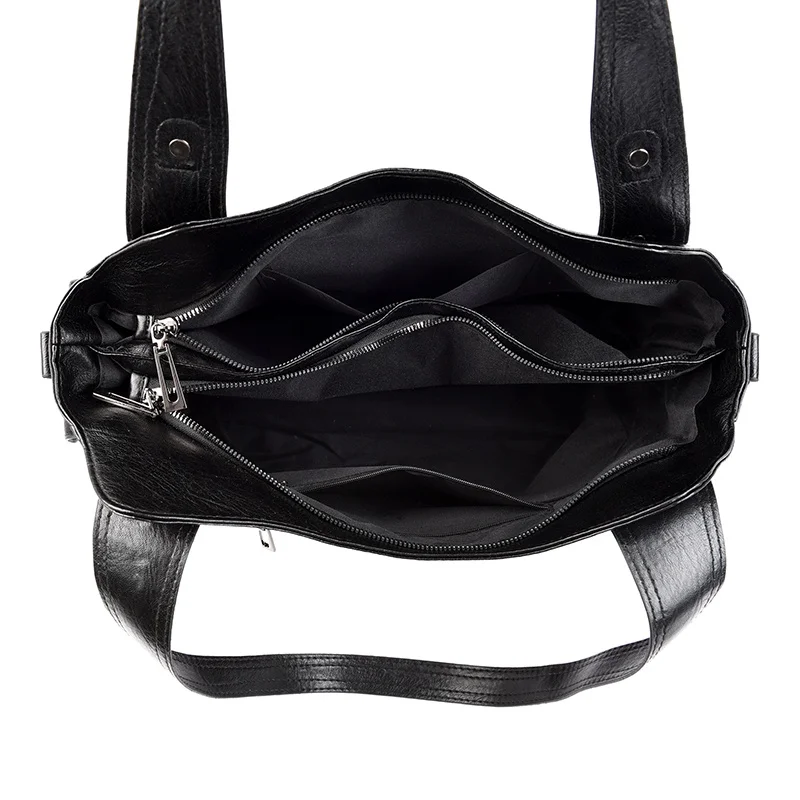 Pu shoulder bag fashionable temperament zipper opening design daily commuter handbag image 6