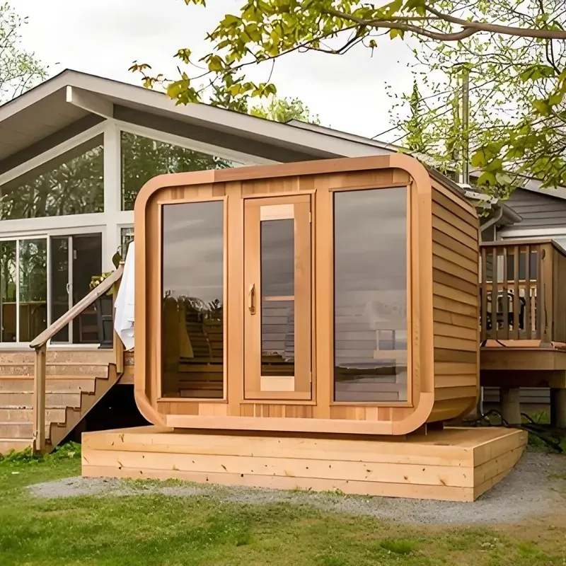Design Wooden Indoor Far Infrared Modern Design Sauna Room High Quality Sauna Rooms