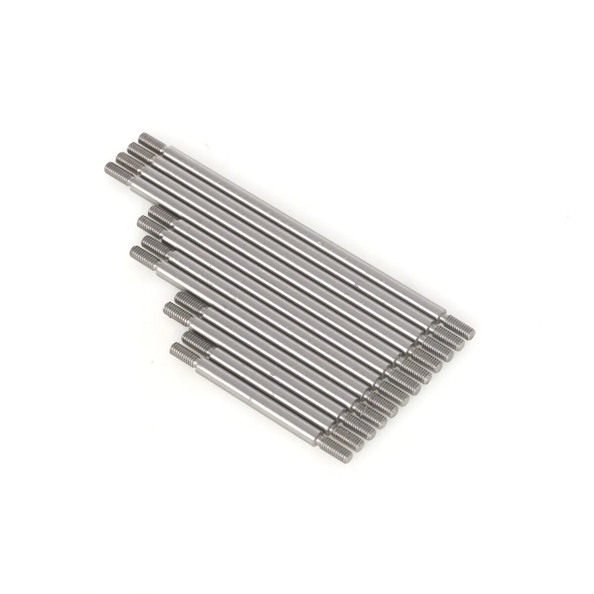 LCX Racing 1/10 coche trepador de control remoto CNC enlace de suspensión completo de acero inoxidable 12 Uds para Traxxas TRX6 piezas mejoradas Accesorios