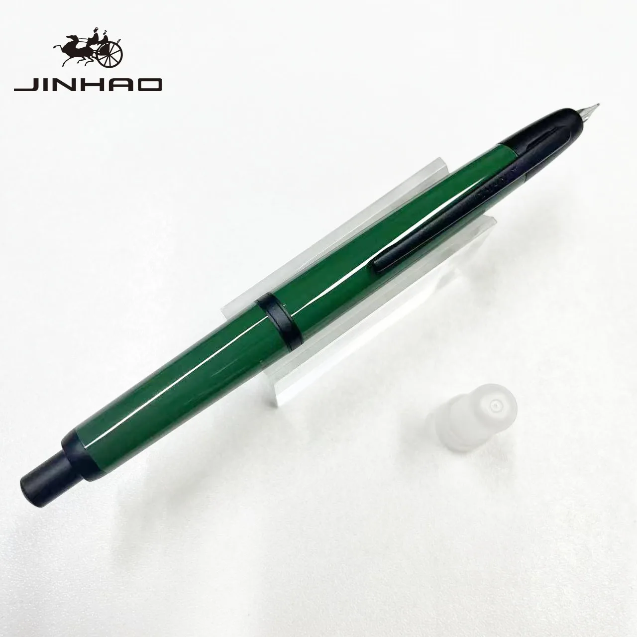 Jinhao 20-pers intrekbare vulpen EF/F penpunt met converter hars schrijfgeschenkpen - afbeelding 1
