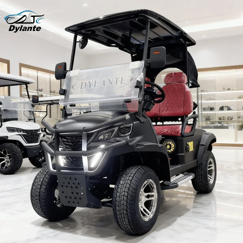 

Golf Cart Manufacturer 2 Seater Sightseeing Hunting Off-Road Club Car 48V 72V Lithium Battery Suitable For Manor/Amusement Park