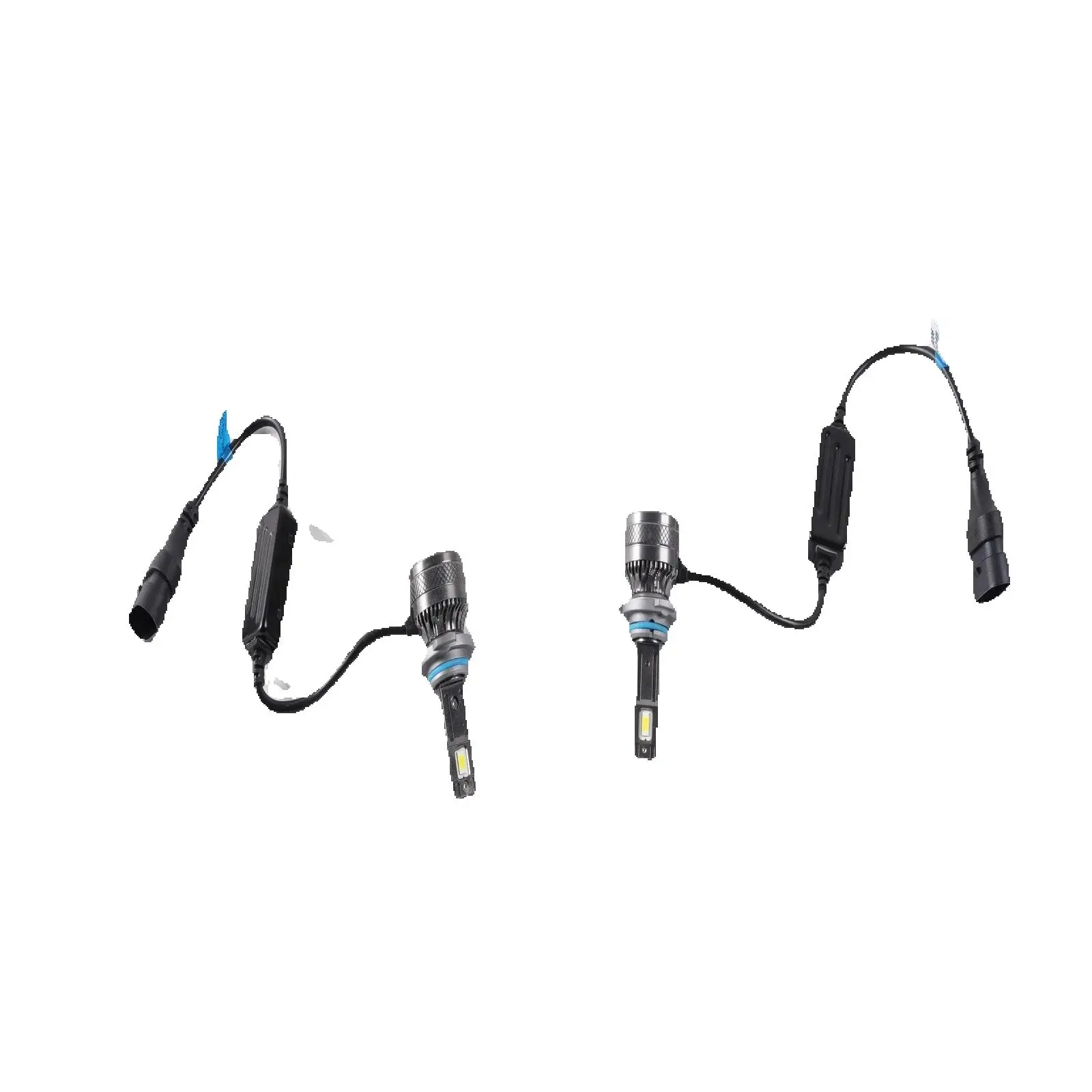 

2 шт. светодиодные фары 9006/HB4 для универсального автомобиля, дальность действия 12 чипов 3570-55mil