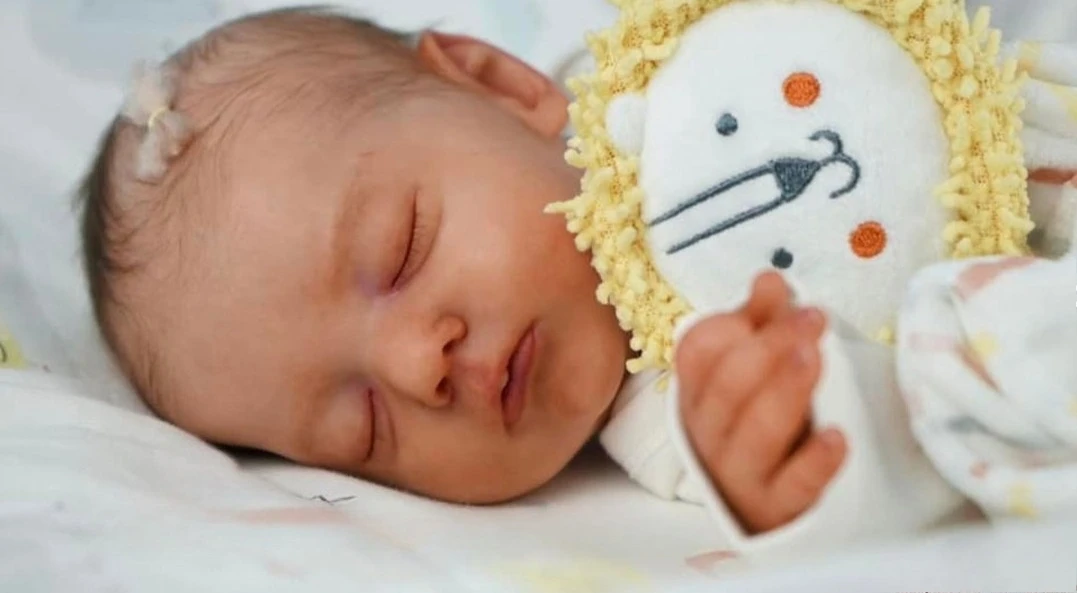 NPK 20'' Unfinished Unpainted Reborn Doll Kit Alessia DIY Blank Parts with Cloth Body Fresh Color Soft Touch