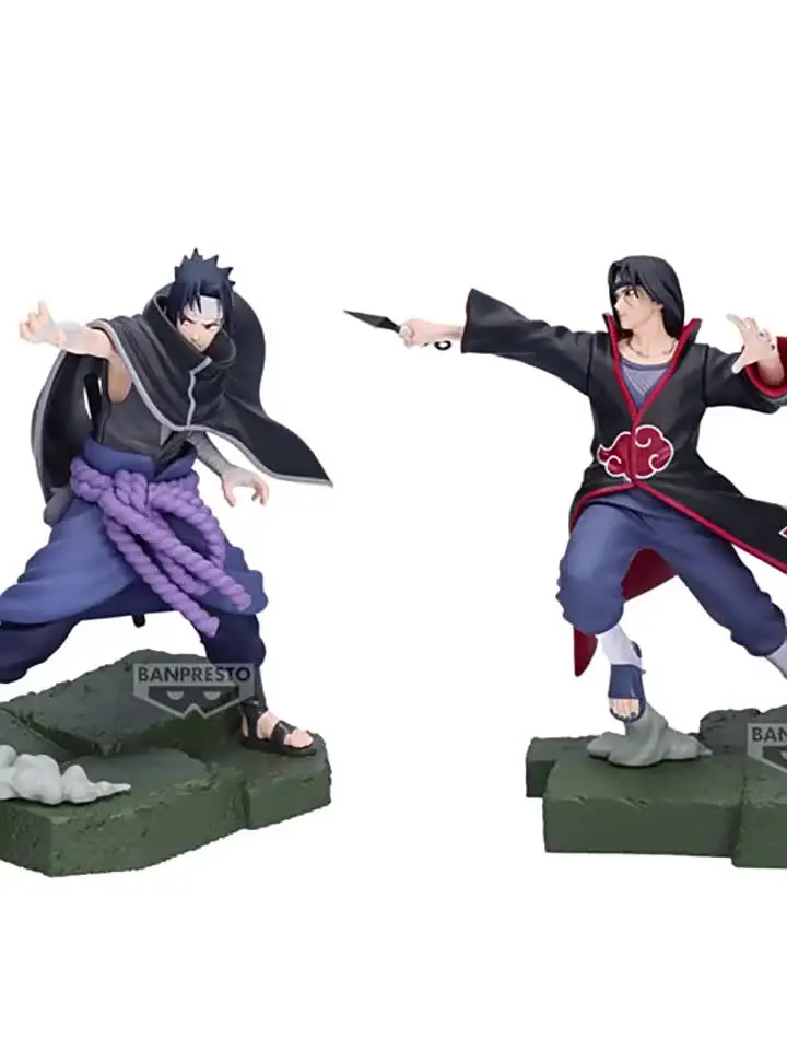 Bandai Naruto Itachi & Sasuke Action Figure 14cm PVC Model