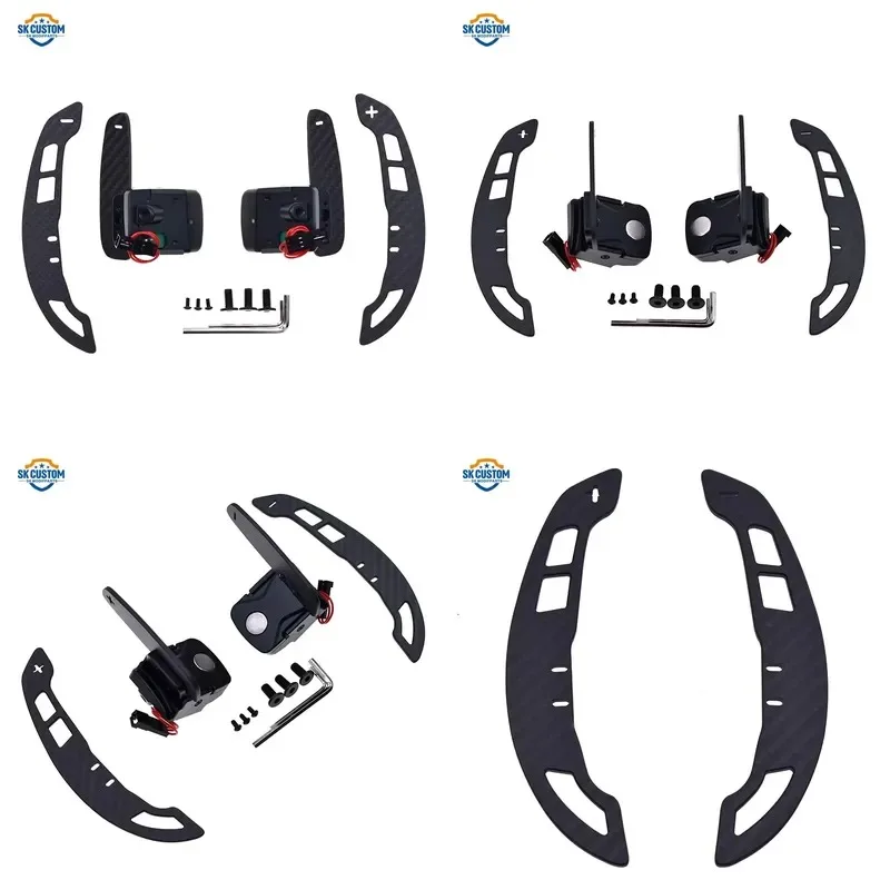 Hot Sale Car Steering Wheel Carbon Fiber Magnetic Paddle Shifter for Corvette C7 Camaro LT1 RS Paddle Extender