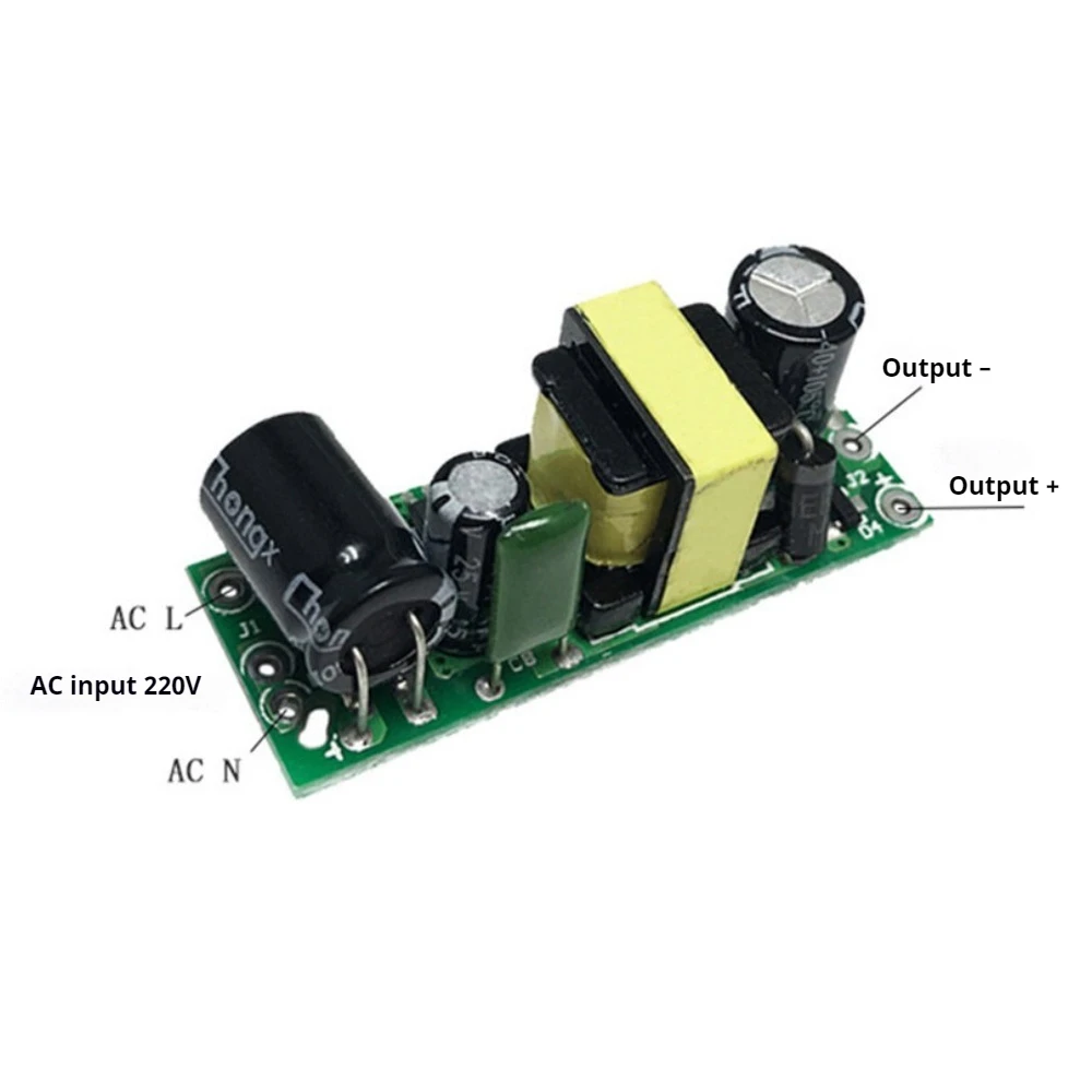24V 5W AC-DC Isolated Switching Power Supply Module 85-265VAC to 24V Bare Power Board With Over Voltage Short Circuit Protection