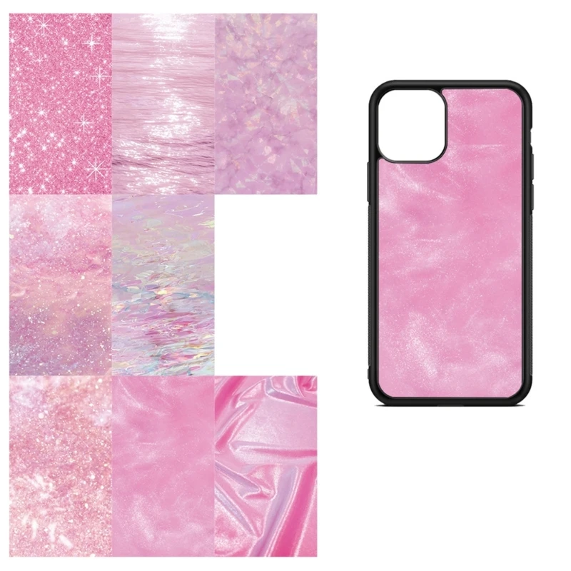 8pcs Quick Release PVC Phones Decoration Stickers Featuring Easy Application & Environmental Friendliness for Girl 77JC