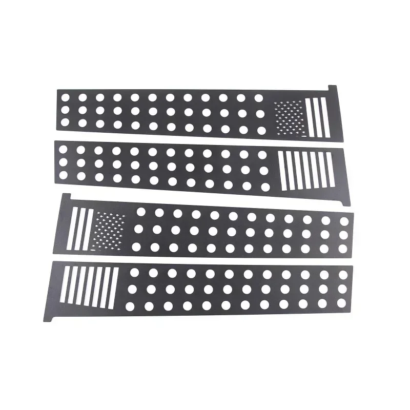 For Honda N-BOX JF3 JF4 2017-2021 Aluminum Alloy Car Window B-pillar Center Pillar Trim Cover Sticker Car Accessories