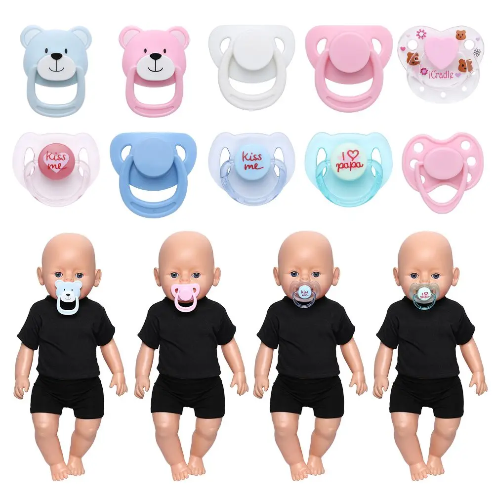 1PC Cute Lovely Doll Magnet Pacifier ABS Plastic New Baby Dummy Nipples Simulation Pacifiers DIY Kids Toy Handmade Accessories — zdjęcie 3