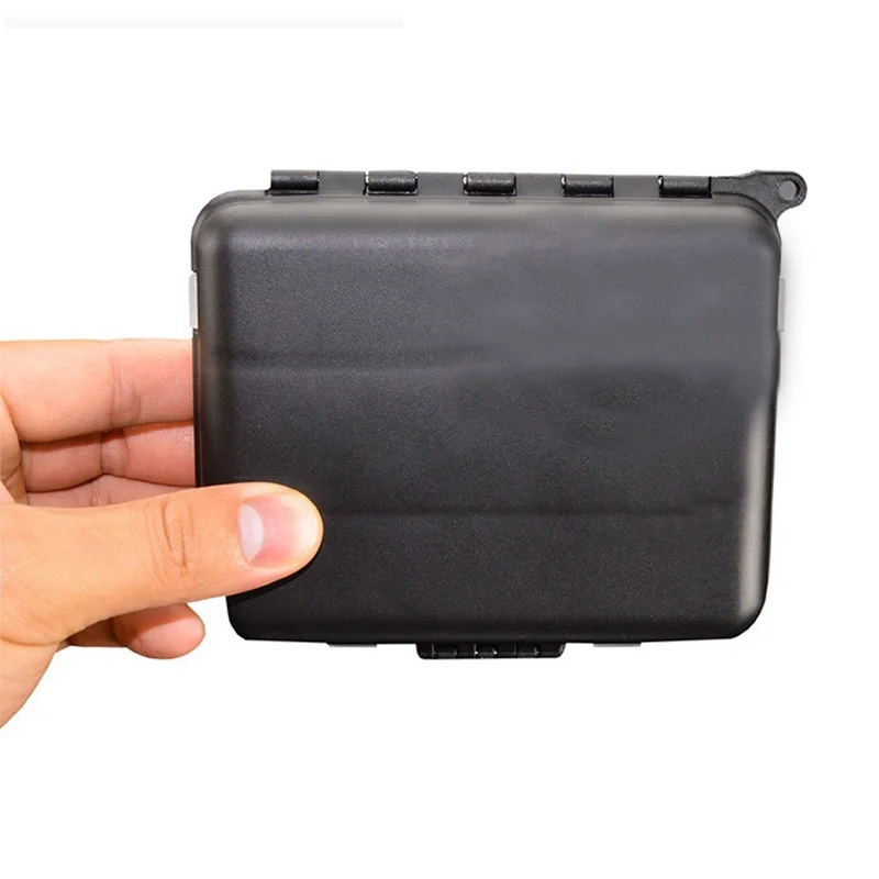 Mini Storage Case Flying Fishing Tackle Box 14 Compartments Fishing Spoon Hook Bait Storage Box Fishing Accessories