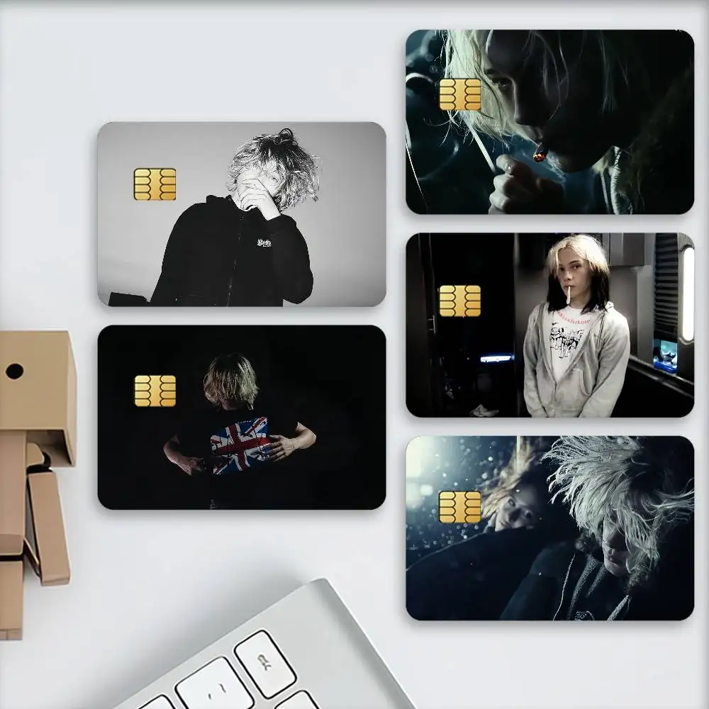 RAPPER N-Nettspend Credit Card Stickers Skin For Bank Debit Decorative Protection Scratch-resistant Gift 4PCS