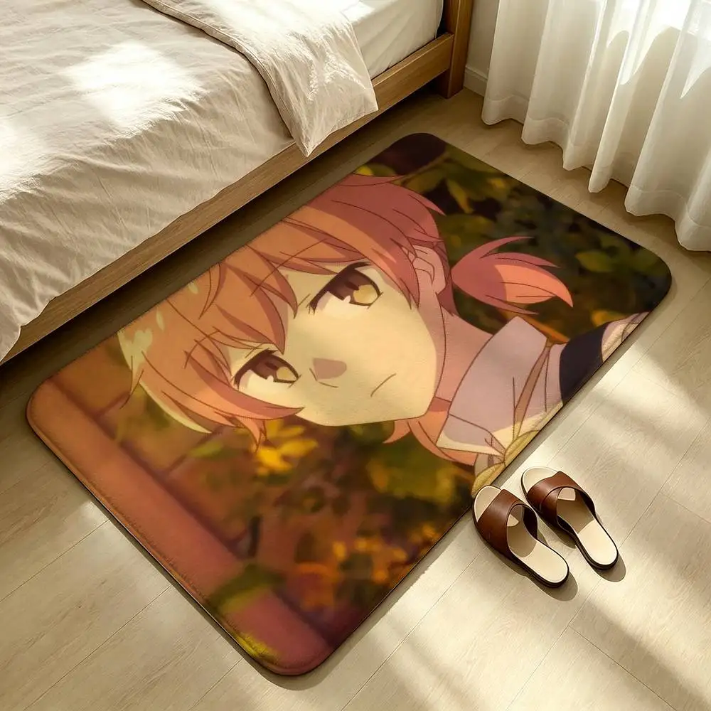 Bloom Into You Shower Room Absorbent Small Floor Mat Soft Comfortable Decorative Foot Mat