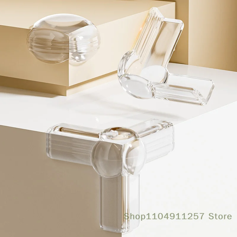 

"16 Count Safety Corner Guards for Table Edges - Transparent Silicone with Airbag Anti-collision Design