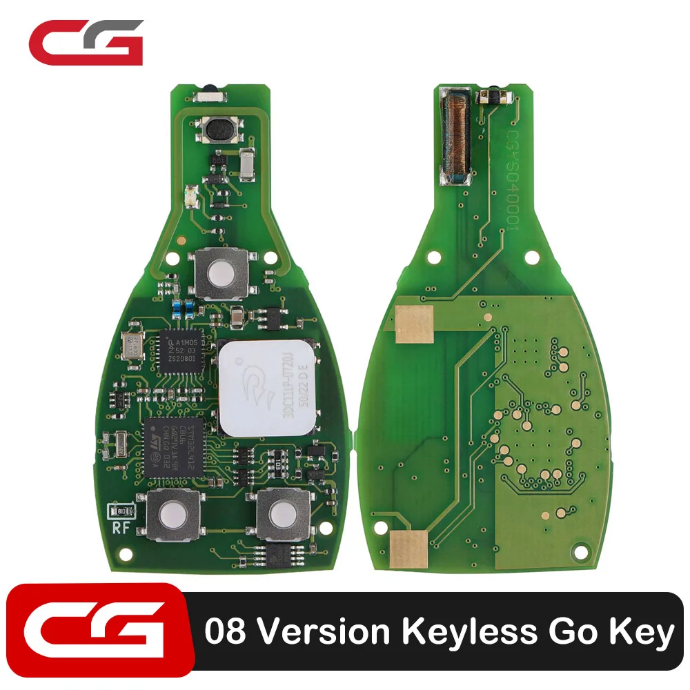 

CG MB 08 Version Keyless Go Key 2-in-1 315MHz/433MHz for Mercedes Benz W164 W221 W216 from Year 2005-2010 Get 1 Free Token