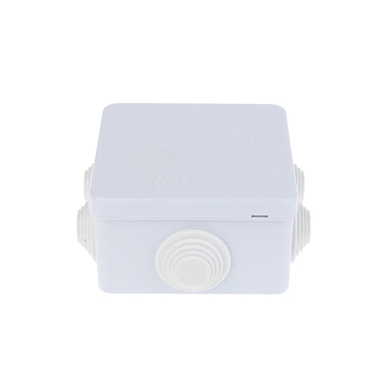 ABS Electrical Junction Box DIY Power Control Case IP65 Waterproof For Cable Wire Connection Enclosure For Indoor/Outdoor
