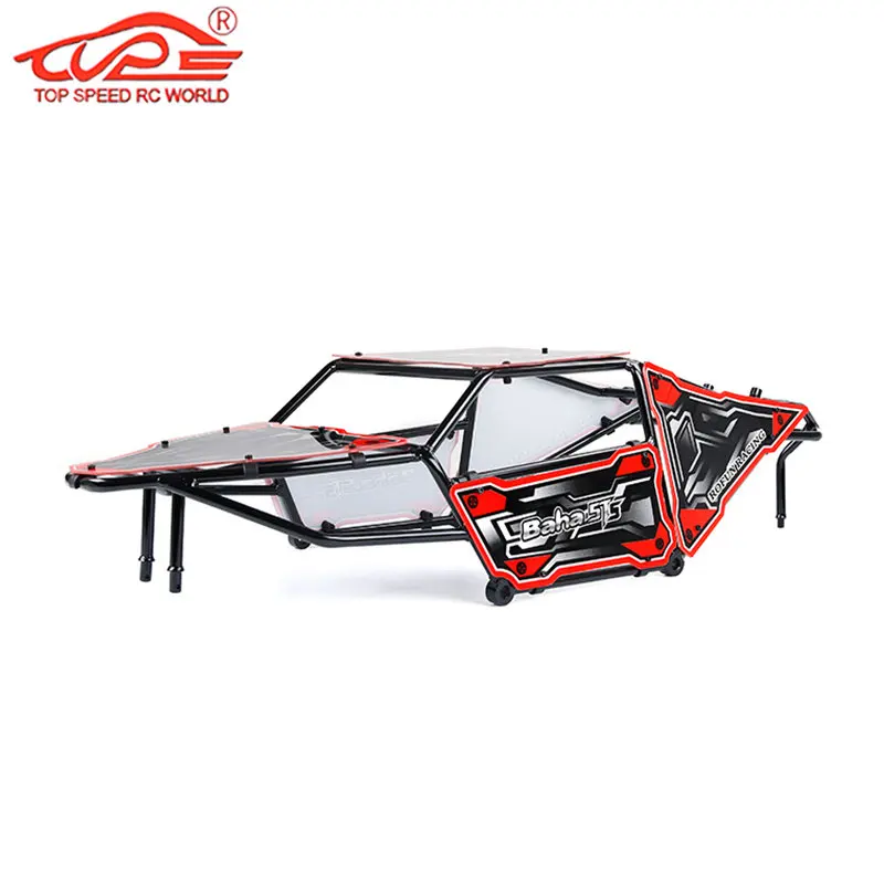 Metal Pig Cage Roll Cage and Frame Kit for 1/5 Hpi ROFUN ROVAN Kingmotor Mcd Redcat Rcmk Baja 5t 5sc Trcuk Rc Car Parts