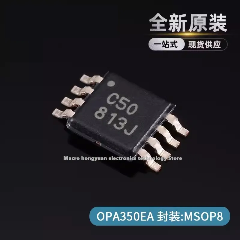 10adet OPA350EA OPA350 silk screen C50 high speed operational amplifier package MSOP8 new original