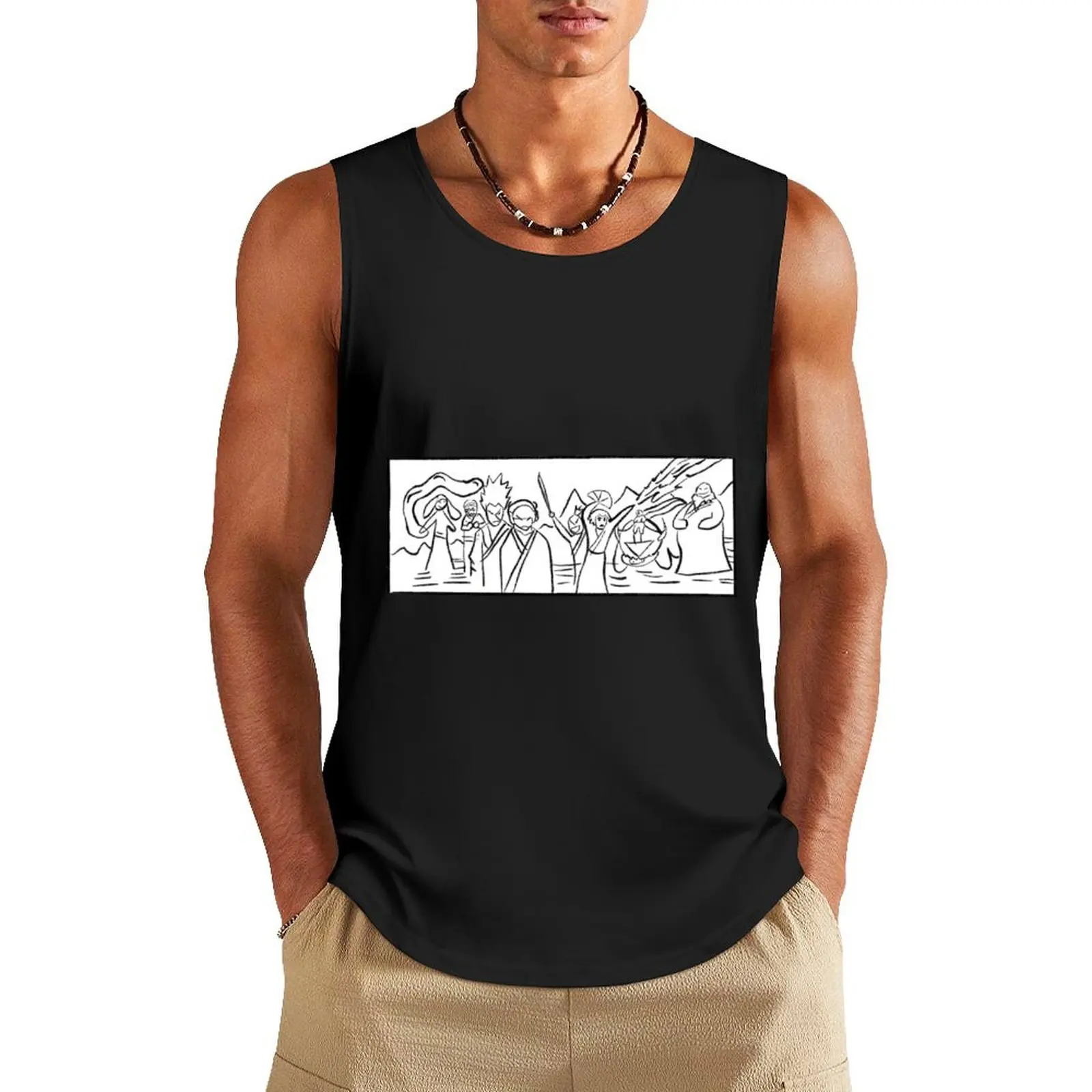 

Atla the gaang Tank Top summer 2024 vest men