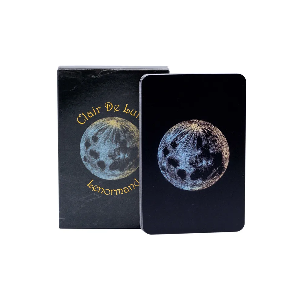 Clair De Lune Lenormand Oracle Cards Elegant Paper Deck For Divination And Gameplay Christmas Holiday Gifts For Party Game