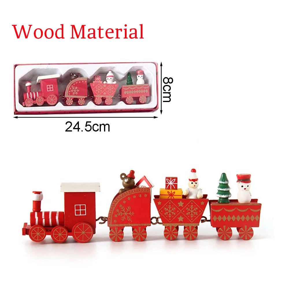 Weihnachts-Holzzug, Frohe Weihnachtsdekorationen für Zuhause 2026, Weihnachtsornament, Neujahr 2026 Geschenke – Detail 10