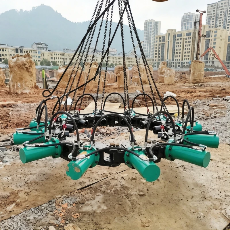 Wholesale Concrete Hydraulic Pile Breaker Machine Hydraulic Pile Breaker Round Concrete Piles Attachment For Foundation Works