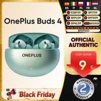 Original OnePlus Buds 4 Global Version TWS Wireless Bluetooth Portable Earphone 55dB Active Noise Cancelling 45h Battery Life
