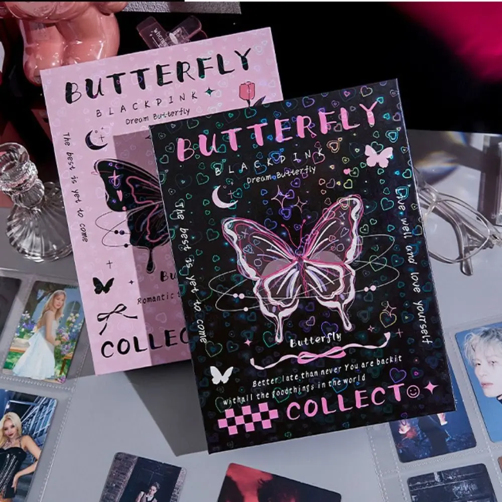 

Папка для фотокарточек Butterfly A5, коллекционный альбом, оболочка, книга, куртка, держатель для фотокарточек, папка с 6 отверстиями, фотоальбом