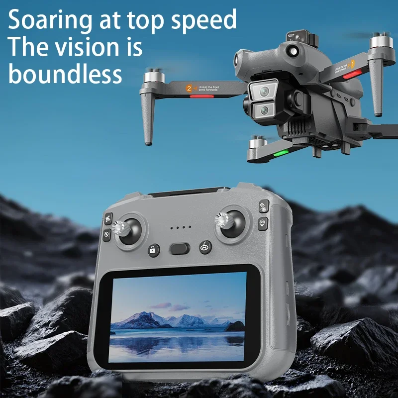 Fotografia 4: L300 Ultra Drone Profissional 4K Grande Angular Câmera HD 5G GPS Wifi FPV 3 Eixos EIS RC Dron 360 °   Brinquedos Quadcopter para evitar obstáculos