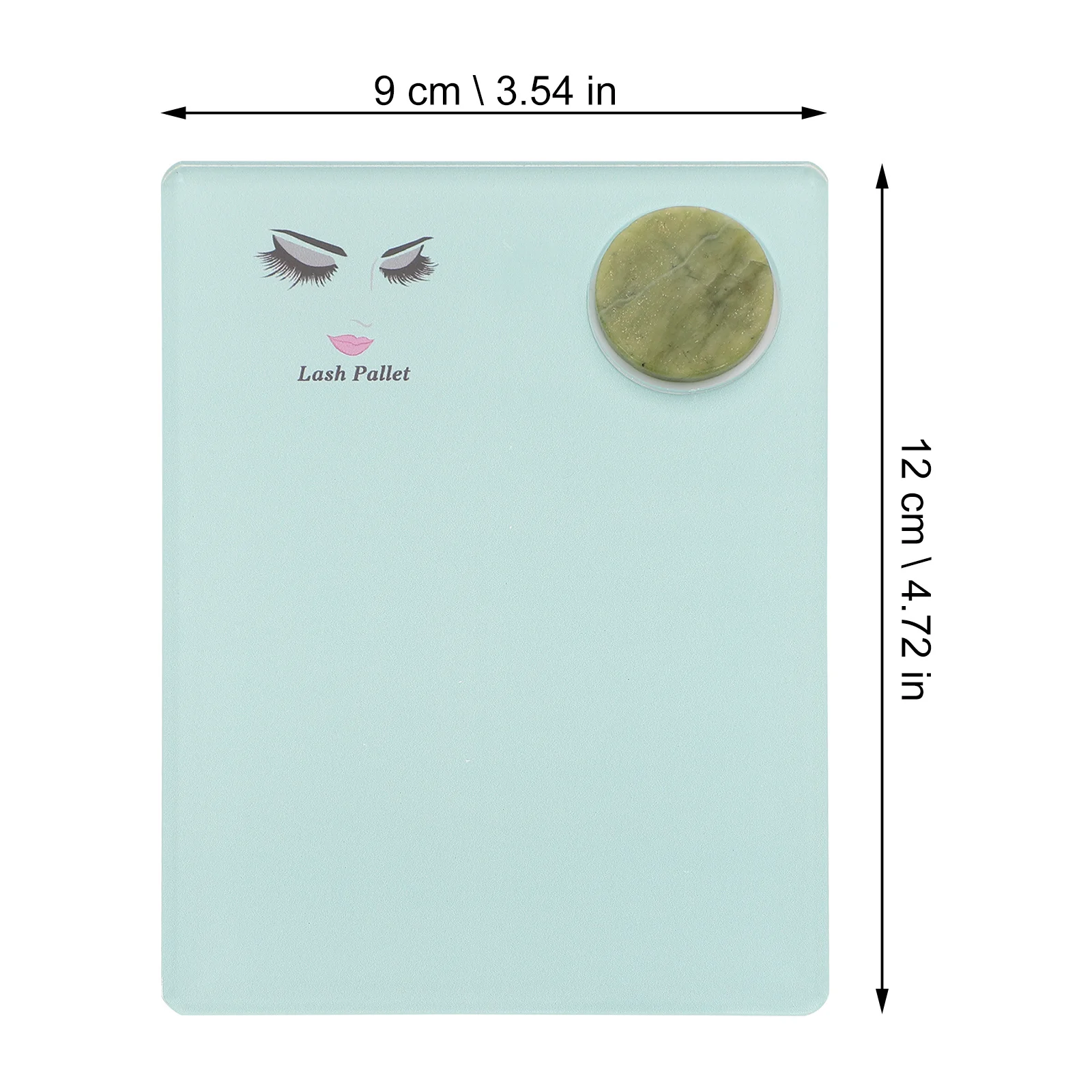 حامل تمديد الرموش من الأكريليك، حجر الرموش، صينية رموش متينة لتطبيق الصالونات، لوحة تمديد الرموش