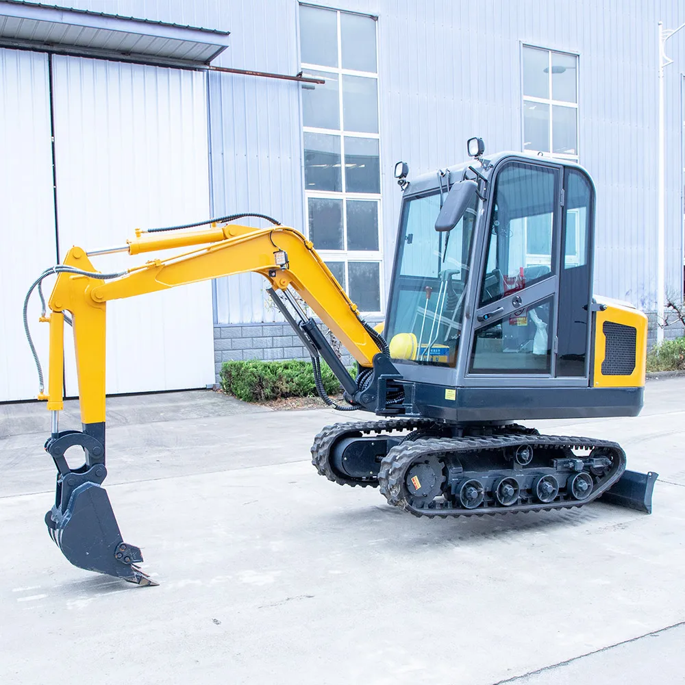 Customized New Mini Excavator 0.8Ton 1 Ton 2Ton 2.5Ton Machine Crawler Hydraulic Excavator Small Digger For Garden and  Farm