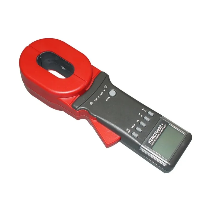 Medidor de Resistência de Terra HZRC2000, Medição de Resistividade do Solo, Testador Digital de Resistência de Terra