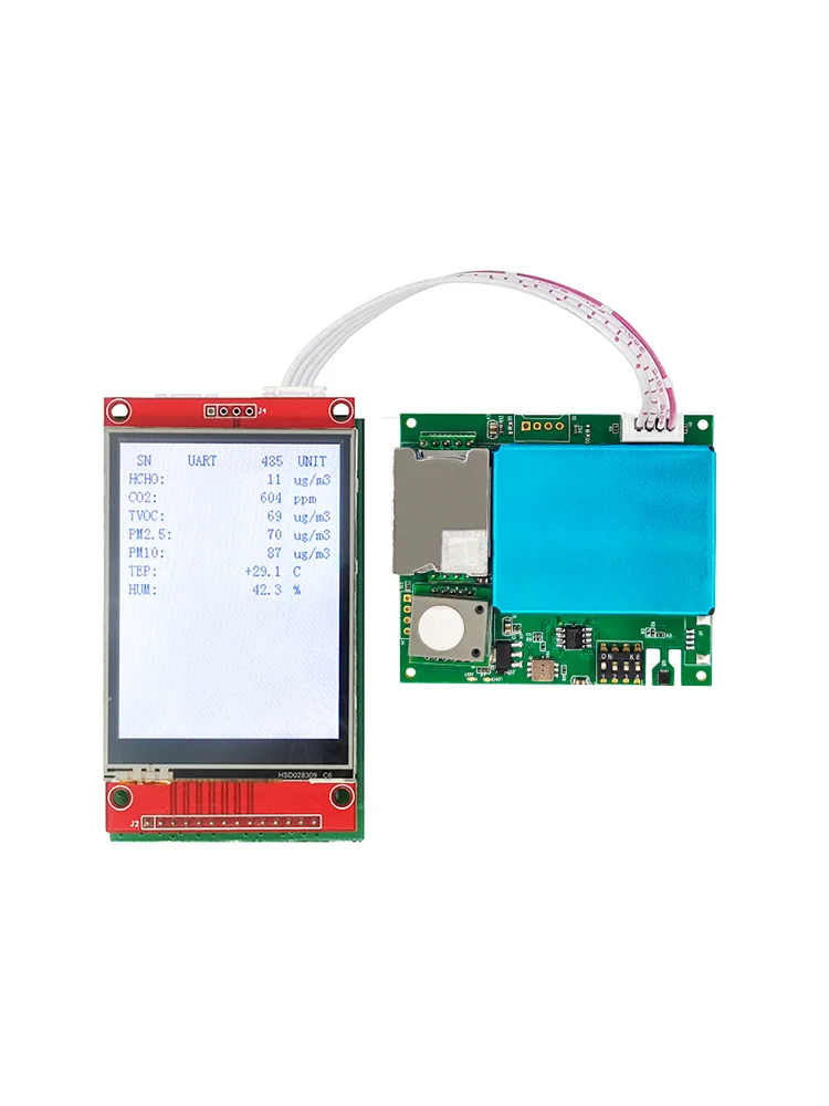 7 in1 PM2.5 Co2 Tvoc Hcho modulo sensore di Gas sensore di polvere di particelle rilevamento della qualità dell\'aria con umidità di temperatura M701B