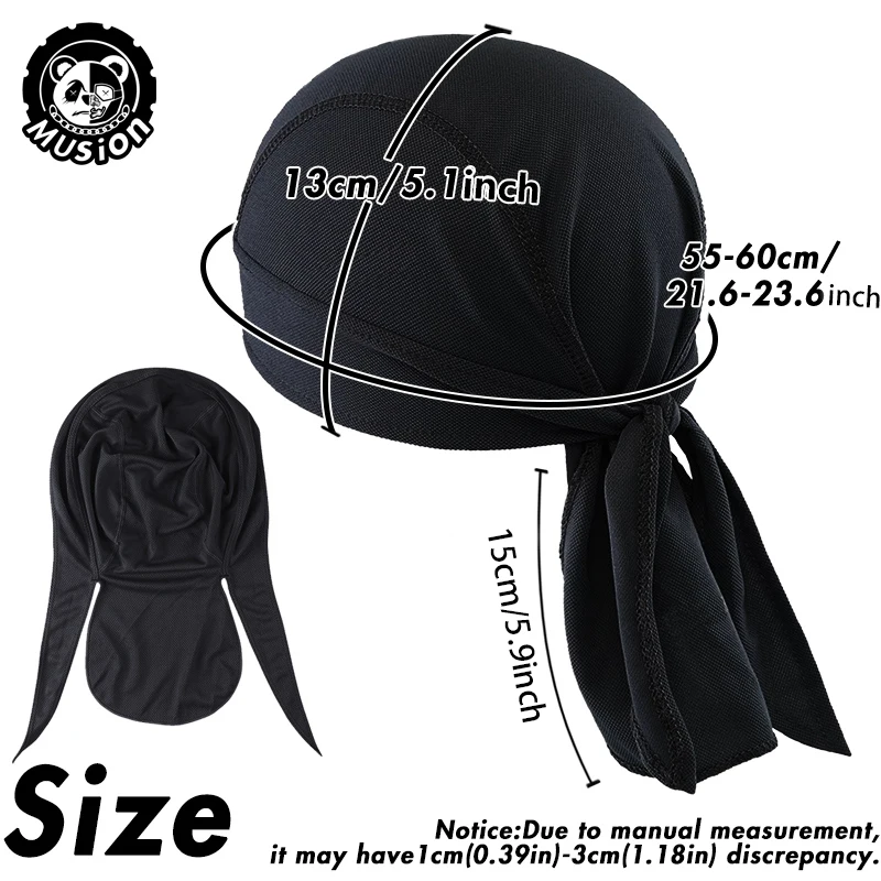Musion Balaclava Helmet Inner Liner  Sun Protection Breathable Sweat Absorbing All-Season Motorcycle Riding Helmet Lining