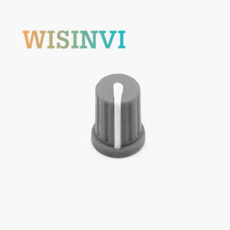 5pcs 12.5X17mm Rubber Potentiometer Knob for pioneer mixer knob OEM Rotary Knob DJ Hero EQ Cap 90 Degree D-Shaped Inner Hole 6mm