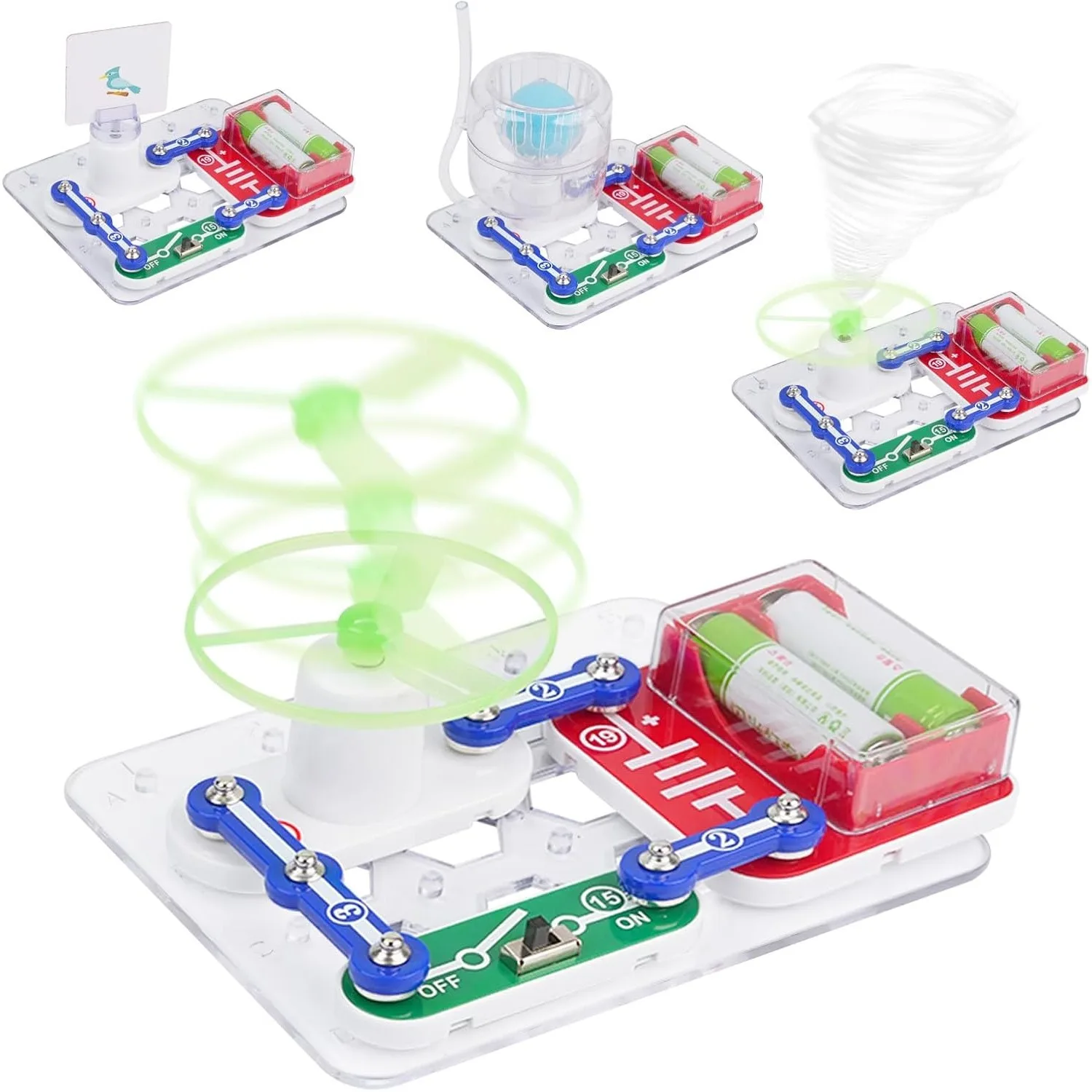 4 في 1 مجموعات الجذعية الديناميكية الهوائية لعبة الحرف مجموعات العلوم للأطفال الفتيات الفتيان الأنشطة الهندسية في الفصول الدراسية تجارب المشاريع