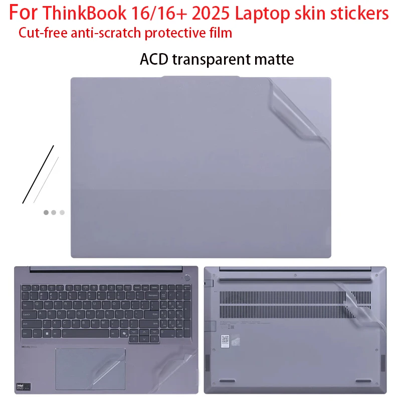

For ThinkBook 16+ 2025 2024 body film G7+AHP/AKP/IAH/ASP notebook skin sticker G6+IMH/AHP computer anti-scratch protective film