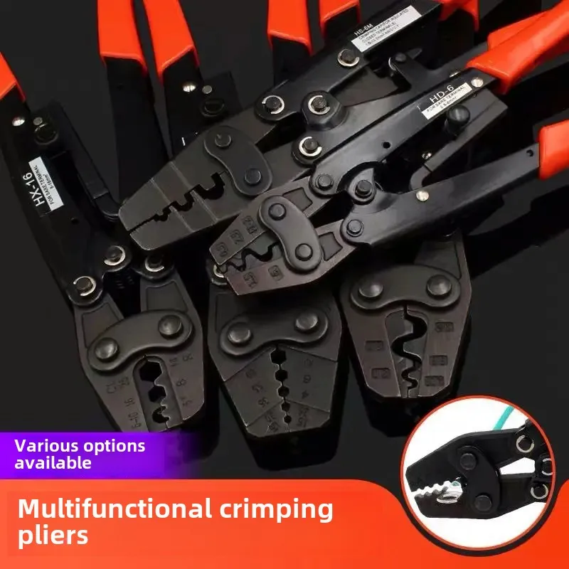 Time-Saving Wire Stripping Pliers HS-16 Ratchet Style Terminal End Pliers HX-10 Bare Terminal Crimping Pliers HS-6L