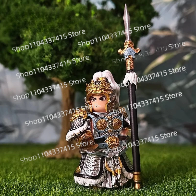 MOC Tercera fiesta Renzai Tres Reinos Caballo de batalla antiguo Chao Rompecabezas Juguete de ensamblaje