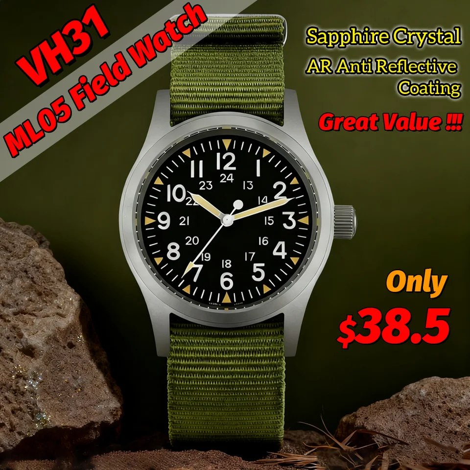 Militado ML05 ブロードアロー ステン サファイア VH31稼働品 Sc9d18c30204d40f4b10829464976d