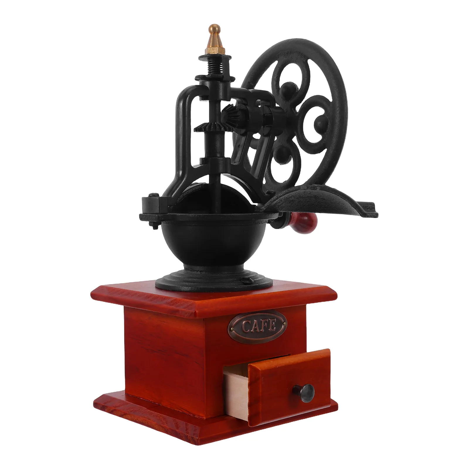 

Manual Coffee Mill Grinder Hand Crank - Portable Retro Style Hand Coffee Bean Grinder for Kitchen Desktop Fresh Aroma