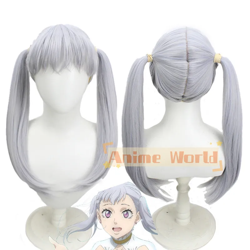 アニメノエル・シルバコスプレウィッグハロウィンカーニバルパーティー小道具人工毛耐熱ファイバー-ウィッグキャップ