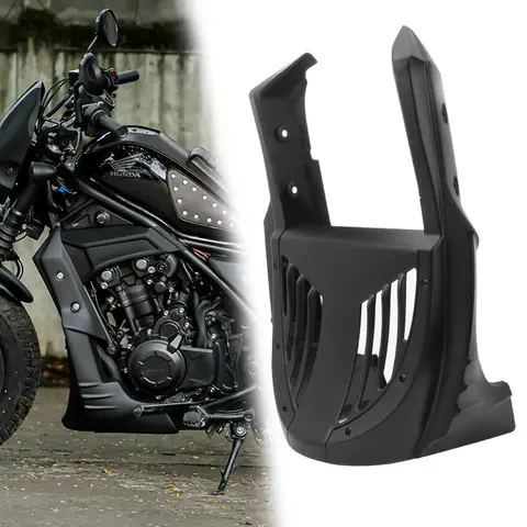 Motorcycle Under Front Chin Spoiler Cover Lower Chin Fairing Belly Pan Panel For Honda Rebel CMX 300 CMX300 2017-2026
