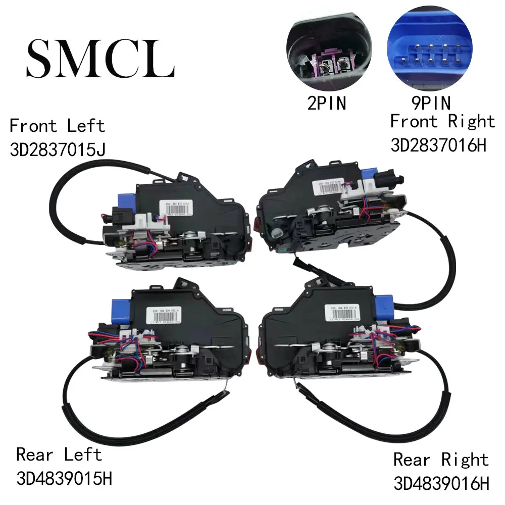 

3D2837015J 3D2837016H 3D4839015H 3D4839016H Door Lock Actuator right-hand drive For VW Phaeton 2002-2007 Bentley CONTINENTAL