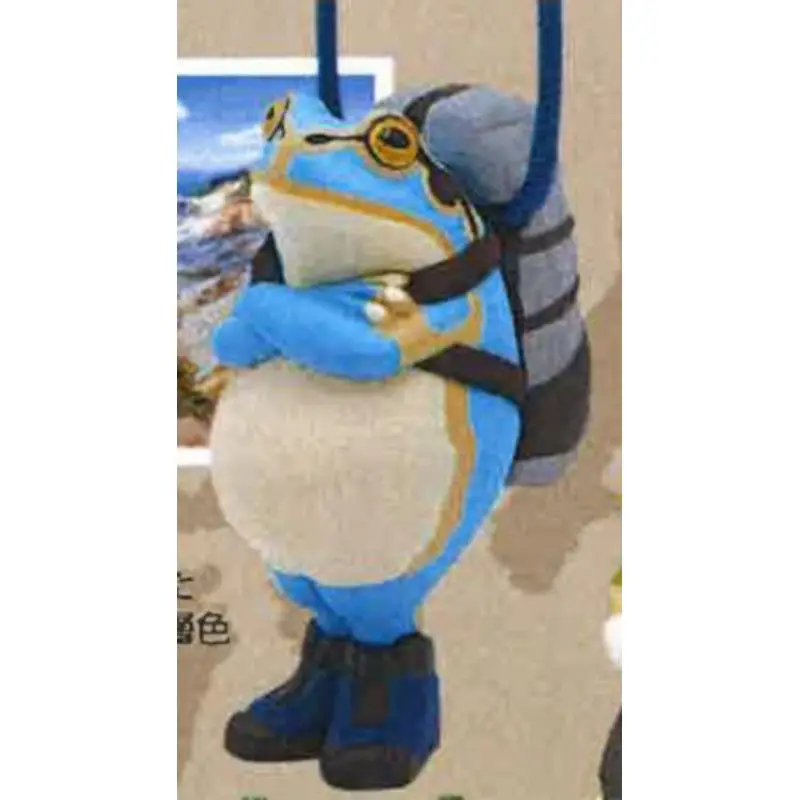 Япония Kitan Gashapon капсульная игрушка безопасность возврат дерево лягушка рюкзак банджи прыжки ползание домашние животные украшения