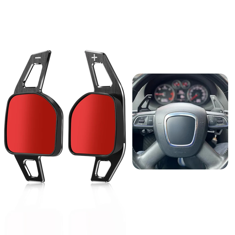 

Paddle Shifter For Audi A4 B8 A3 8P S3 A5 A6 S6 C6 Q5 A8 R8 TT TTS MK2 8J Avant Car Steering Wheel Paddles Extension DSG Styling
